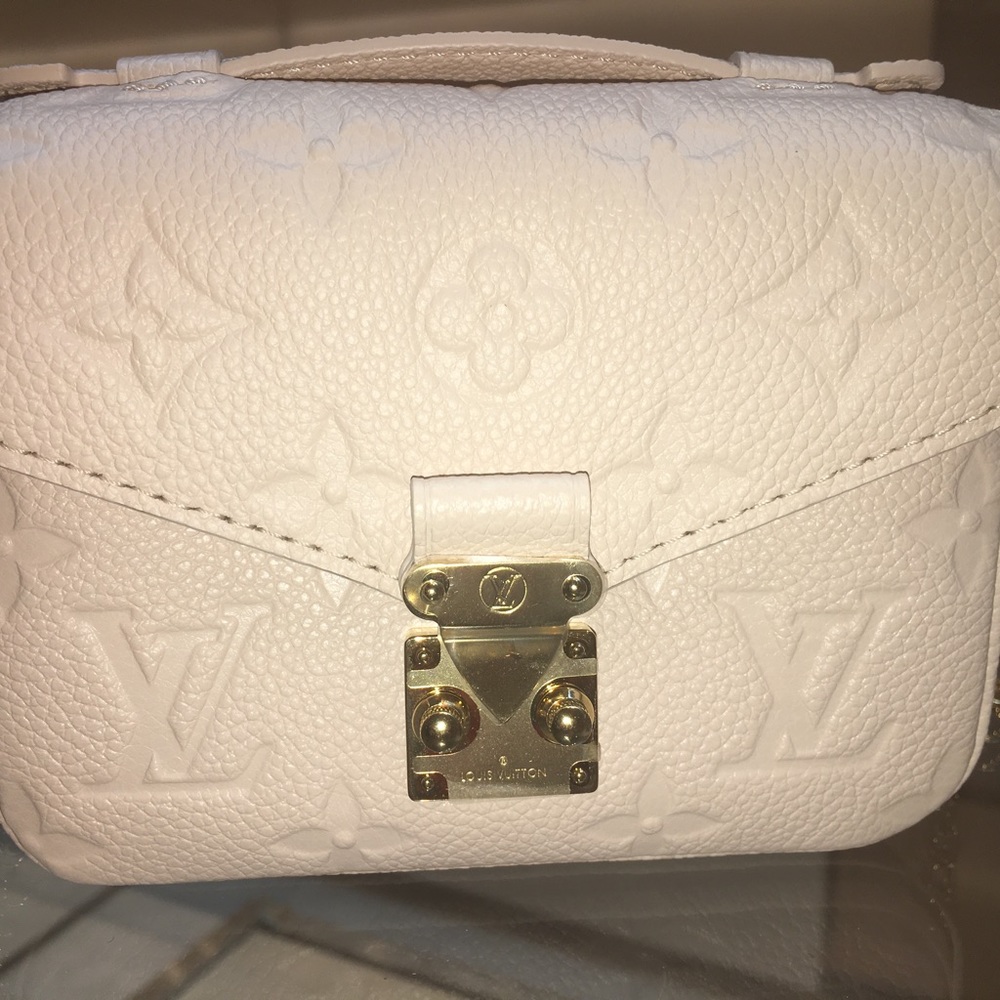 LOUIS VUITTON EMPREINTE POCHETTE MICRO METIS BEIGE CLAIR SUPER BAG Limited NEW - Picture 3 of 8